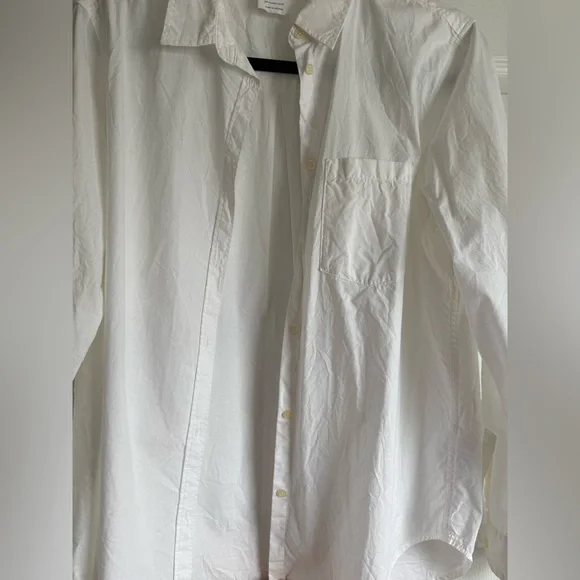 GAP White Long-Sleeve Button Shirt - Picture 5 of 9